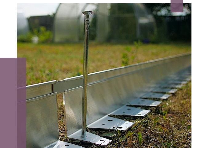 Металлические бордюры для газона в Чите от 4347 руб. | ПРОЛЁТ-Чта