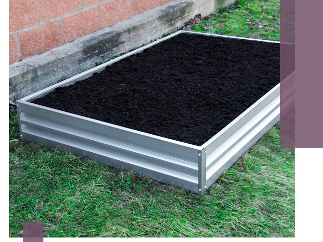 Металлические бордюры для грядок в Чите: прочность и аккуратность