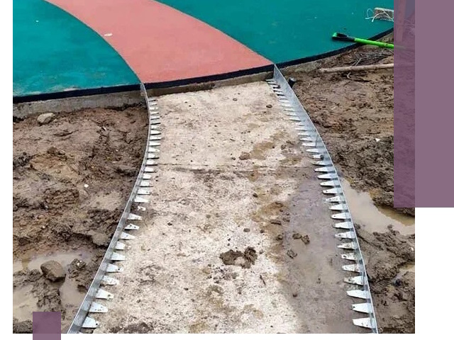 Металлические бордюры для дорожек в Чите — монтаж и изготовление