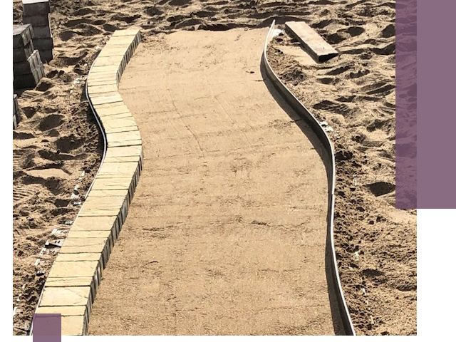 Металлические бордюры для тротуаров в Чите — прочные и долговечные