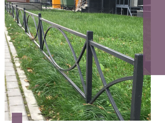 Газонные ограждения из металла в Чите — монтаж и продажа