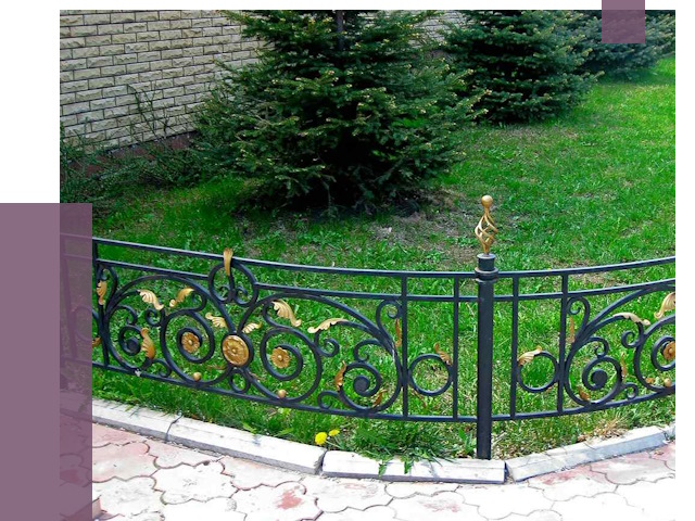 Кованые газонные ограждения в Чите от 7711 руб. — ПРОЛЁТ-Чта