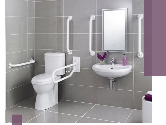 Поручни для санузлов в Чите: установка, ремонт и монтаж